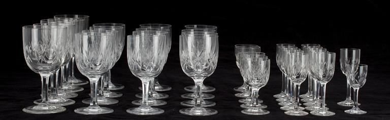 GLASSERVIS, 34 delar, 1900-talets senare hälft.