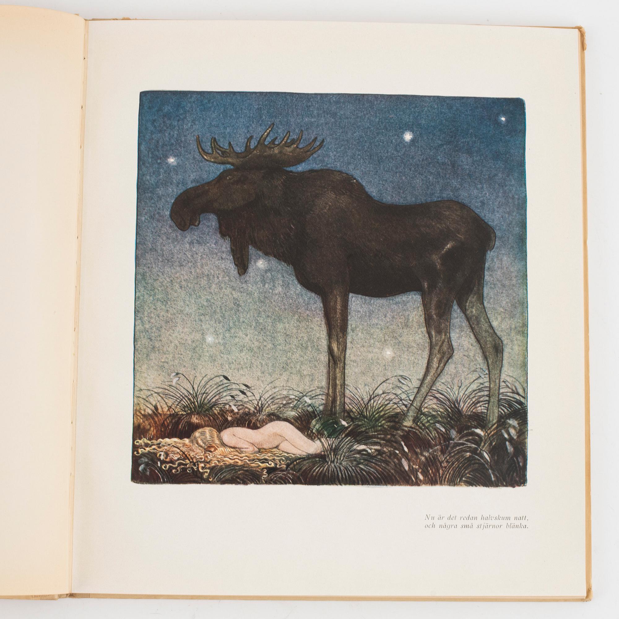 John Bauer, book "John Bauers Bästa", Åhlén & Åkerlunds Förlag, Albert Bonnier, Stockholm 1932.
