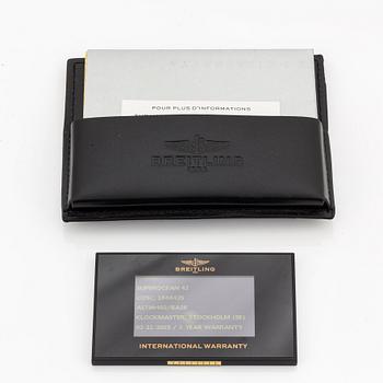 Breitling, SuperOcean 42, wristwatch, 42 mm.