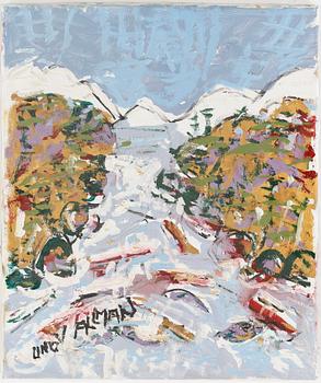 UNO VALLMAN, olja på duk, signerad.