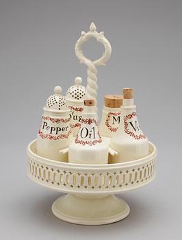 BORDSSURTOUT, flintgods, troligen England, sent 1800-tal.