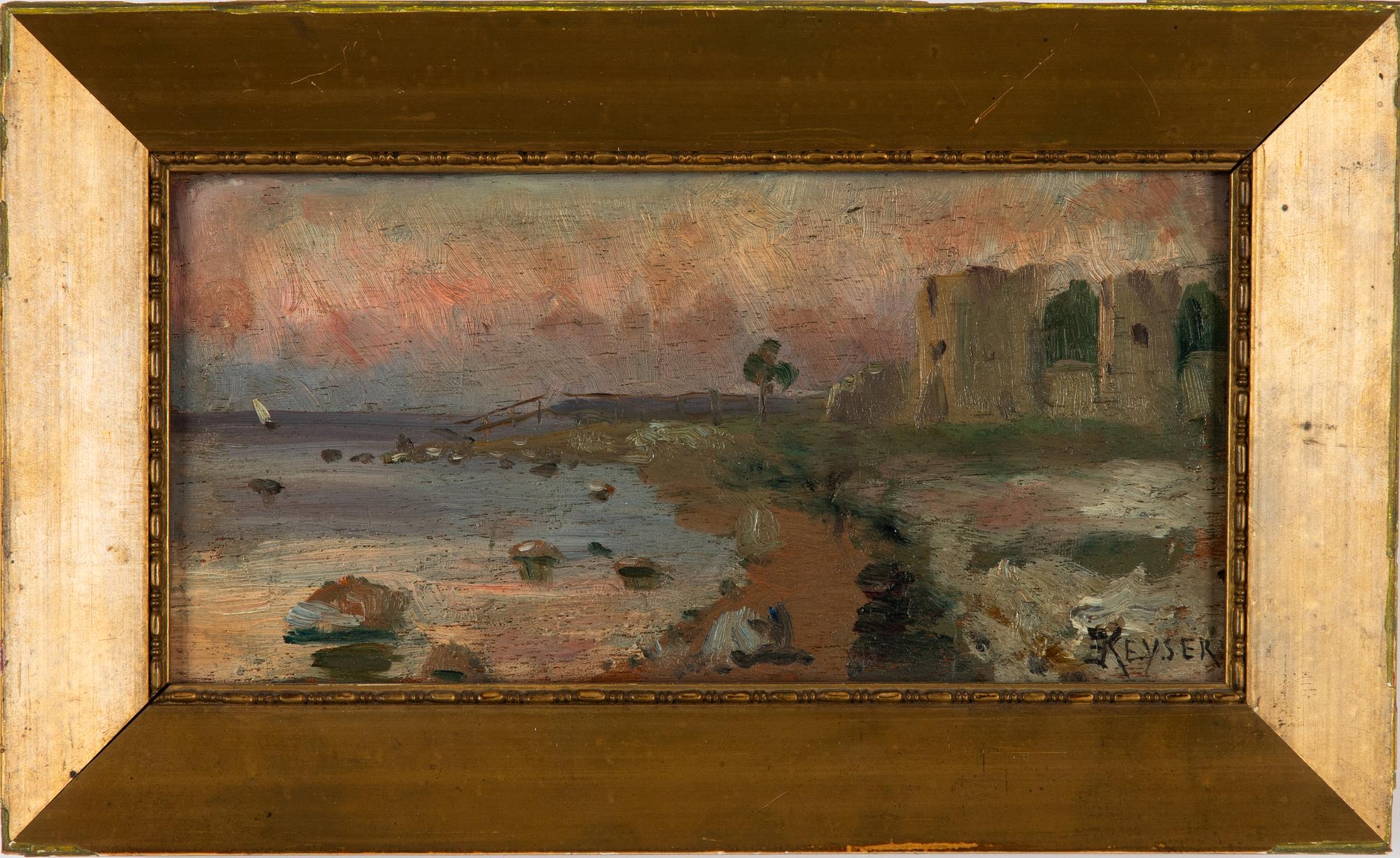 Elisabeth Keyser, Motiv från västra ringmuren, Visby.