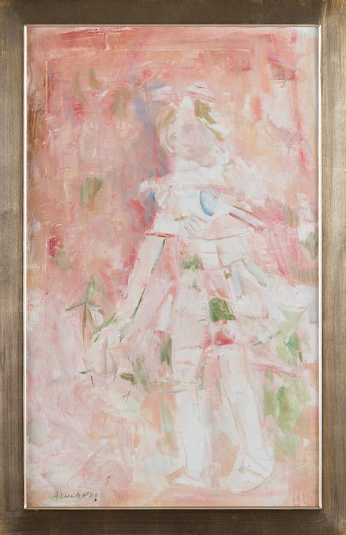 Anitra Lucander, Child and doll.