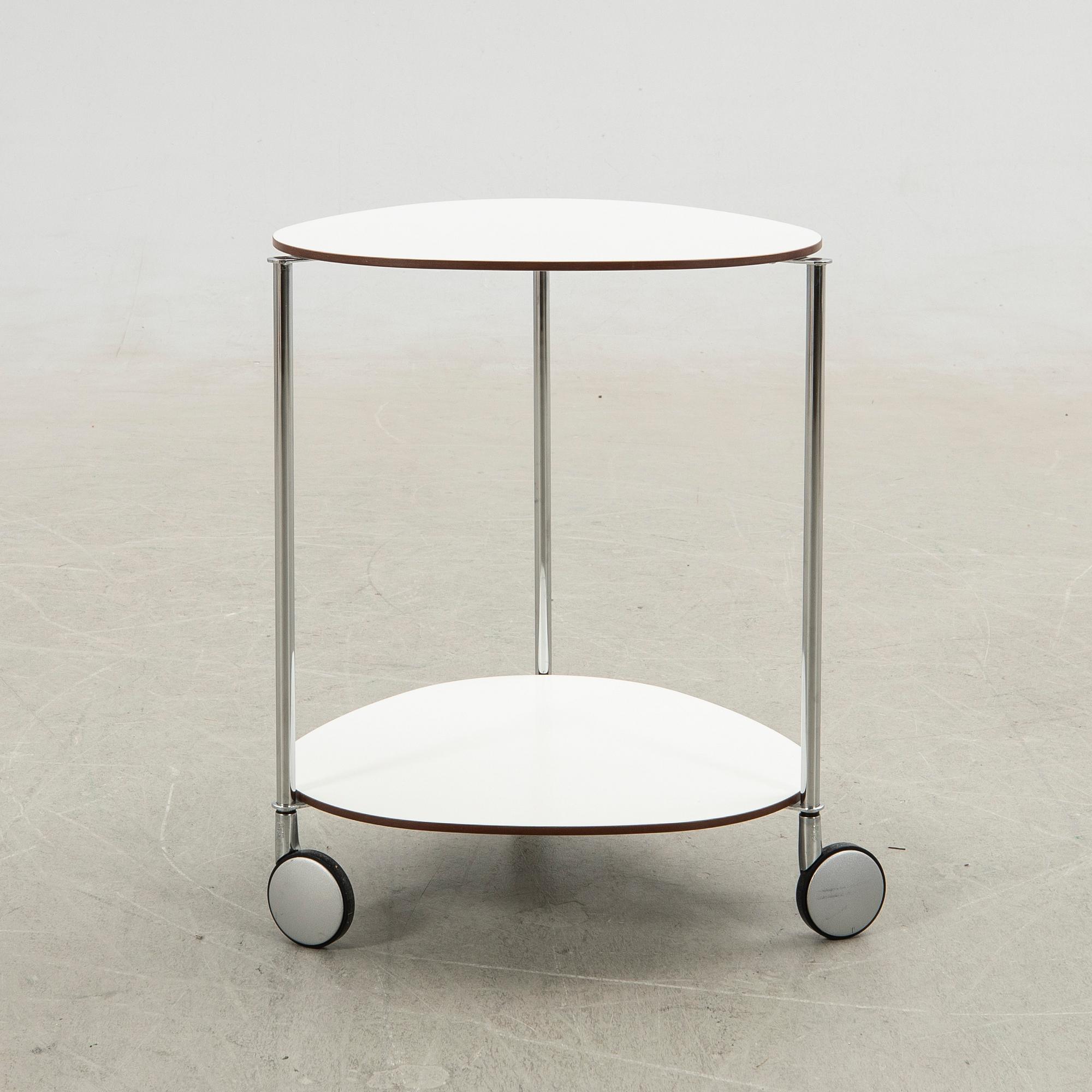 Anna Deplano, side table/serving trolley, "Giro", Zanotta, Italy.