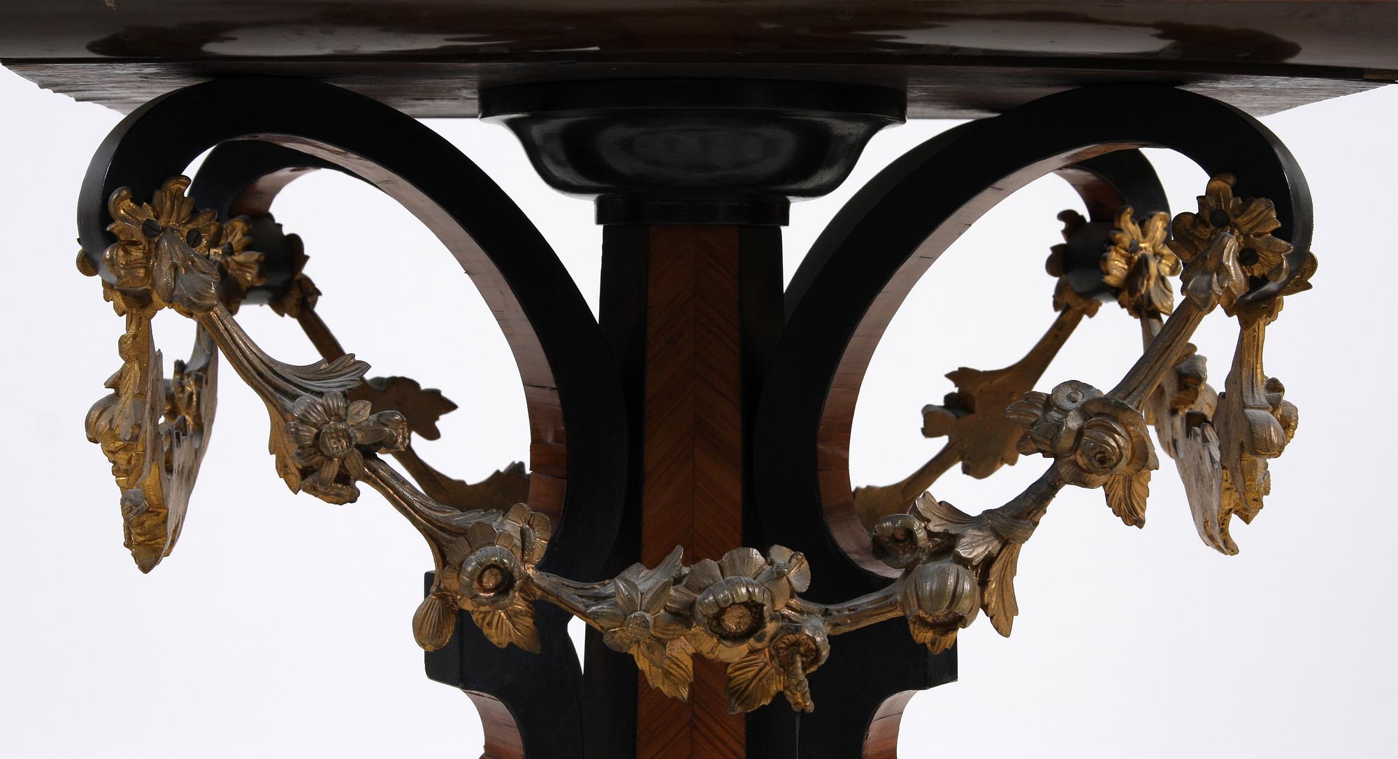 BLOMBORD, nyrokoko, 1800-talets andra hälft.