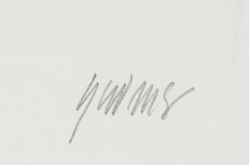 Gudmar Olovson, aquatint, signed Gudmar and numbered 115/150 in pencil.