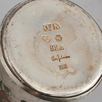 PARTI SILVER, 24 delar, 1900-tal, vikt 600 gram .