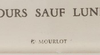 MARC CHAGALL, affisch, Mourlot 1970.