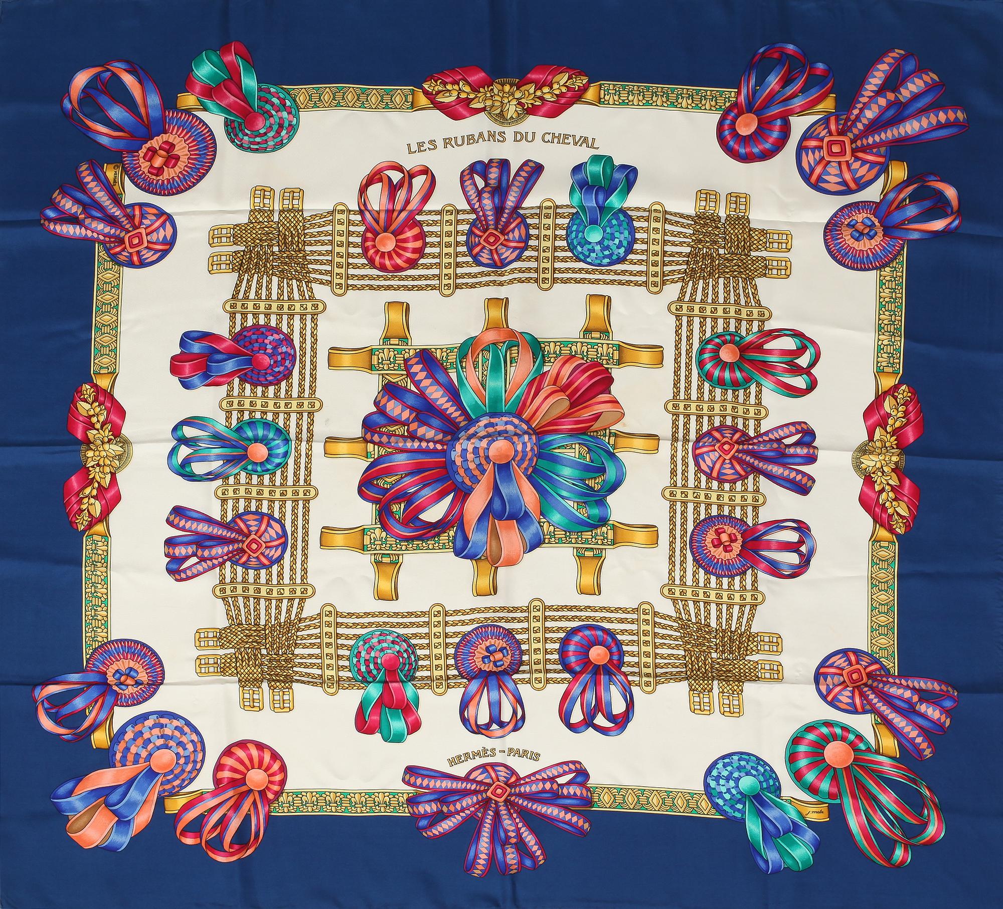 SCARF, "Les Rubans Du Cheval", Joachim Metz, Hermès.