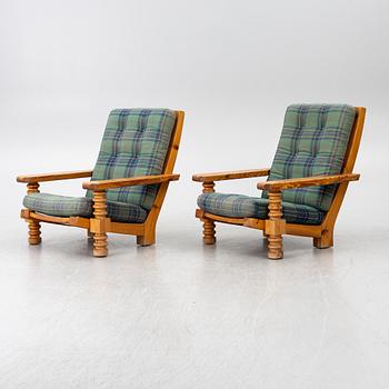 Uno & Östen Kristiansson, Fåtöljer, ett par, Luxus, Vittsjö, 1970-tal.