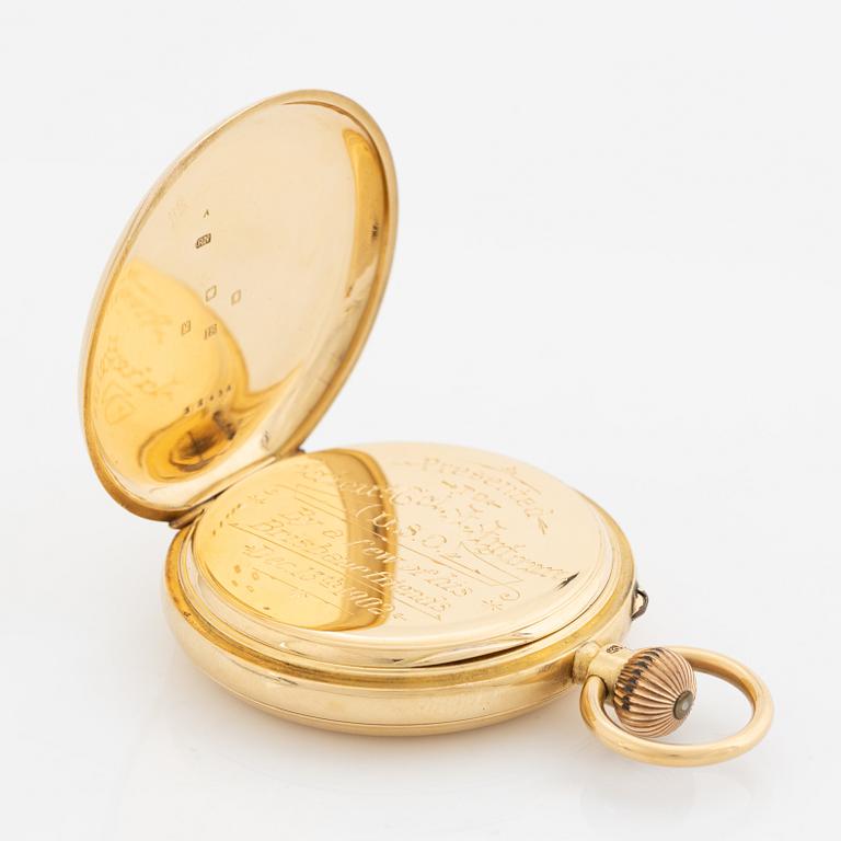 Nicole Nielsen & Co, pocket watch, hunter, 48 mm.