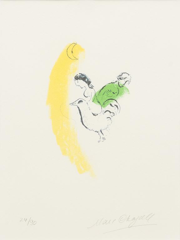 Marc Chagall, "La Coq au Croissant".