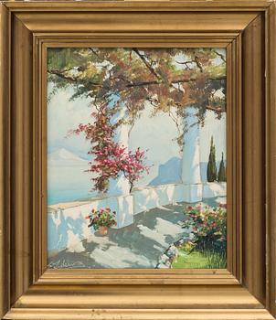 SALVATORE FEDERICO, oljemålning, signerad.