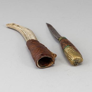 A Sami knife possibly from the 18th Century.