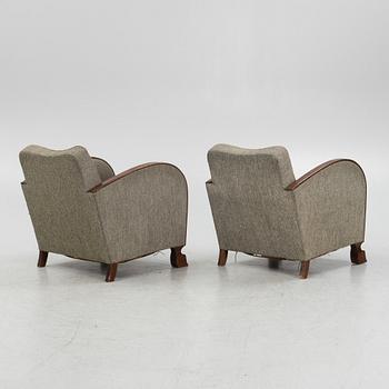 Fåtöljer, ett par, 1920/30-tal.
