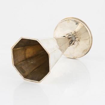 A Swedish silver vase, mark of CG Hallberg, Stockholm 1940.