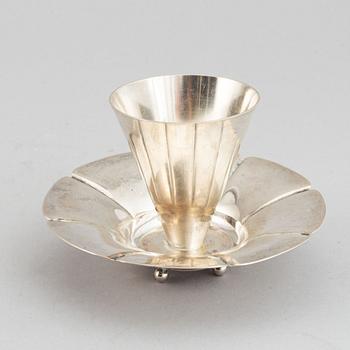 Wiwen Nilsson, a silver bowl and a vodka cup, Lund 1923 and 1971.