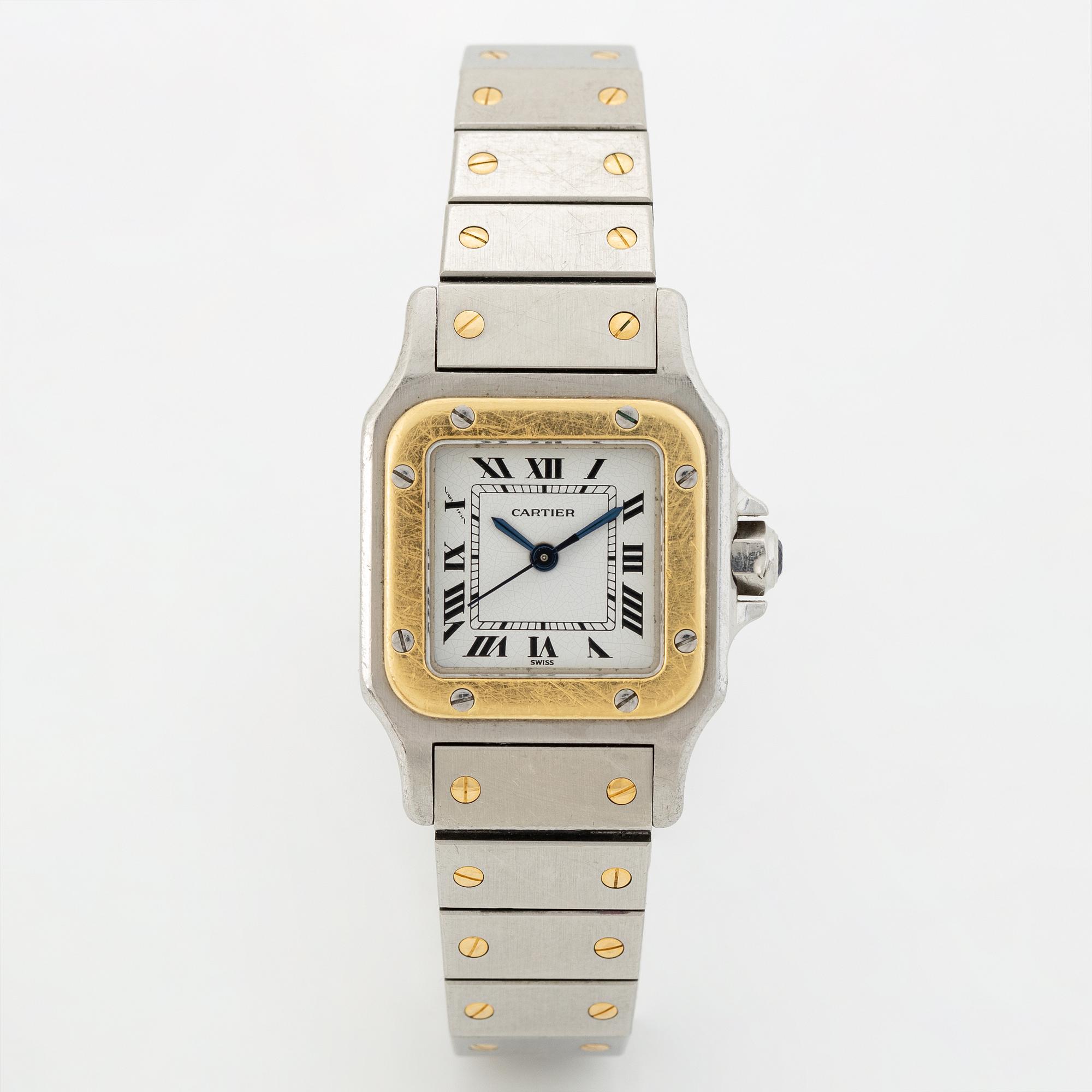 Cartier, Santos, "Spider Dial", wristwatch, 24 x 24 (35) mm.