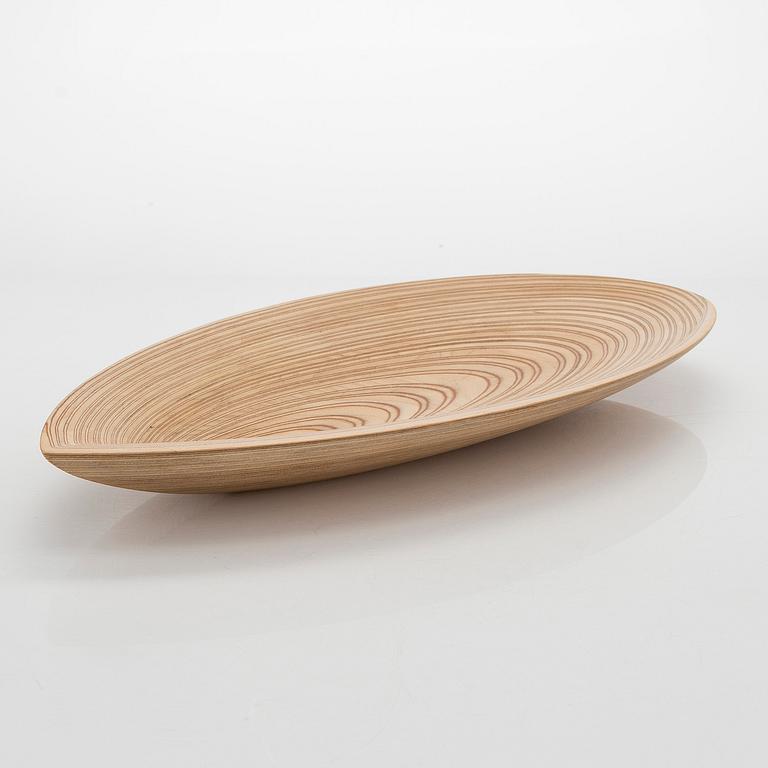 Tapio Wirkkala, A plywood dish, unsigned.