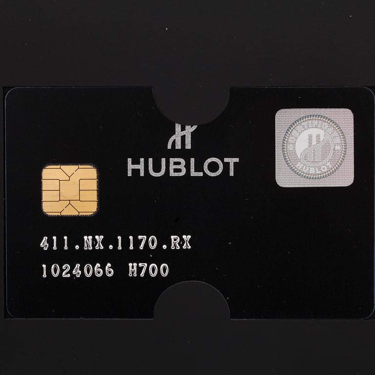 HUBLOT, Big Bang, Unico Titanium, flyback chronograph, wristwatch, 45 mm,