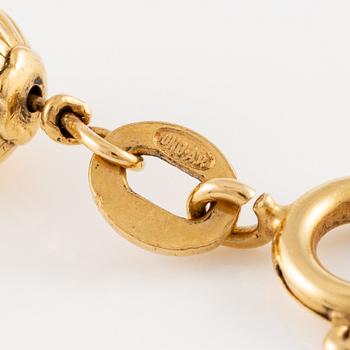 Bracelet, 18K gold with turquoises.