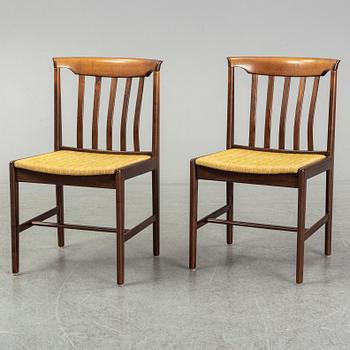 STOLAR, 8 st, Skaraborgs möbelindustri Tibro, 1900-talets andra hälft.