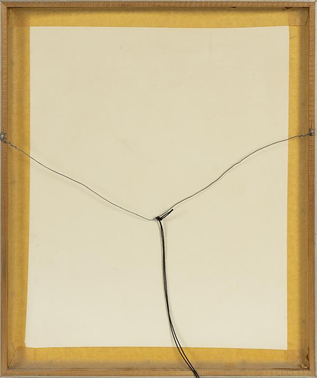 Inge Schiöler, pastell, signerad.