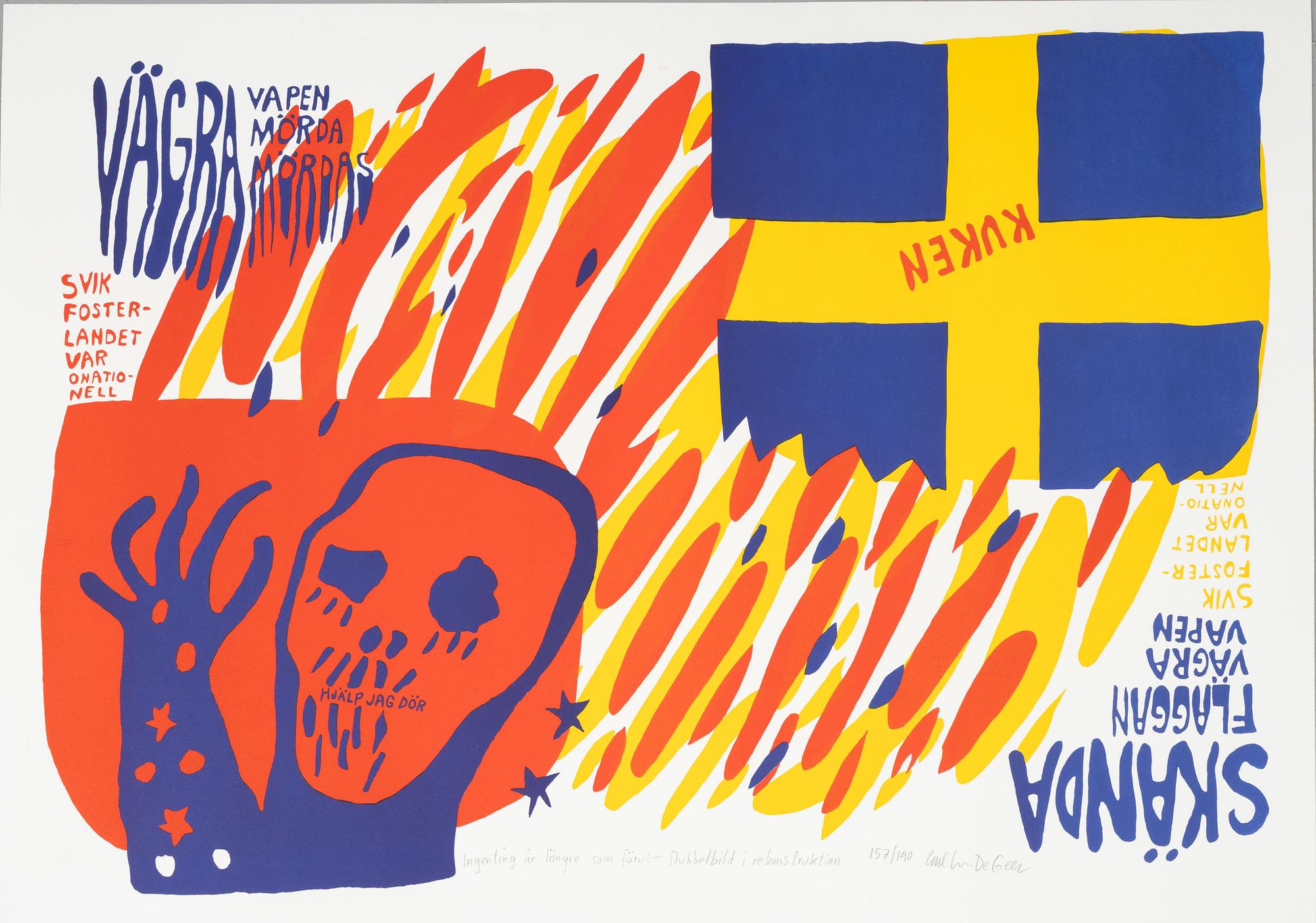 Carl Johan De Geer,  "Ingenting är längre som förut - Dubbelbild i rekonstruktion".