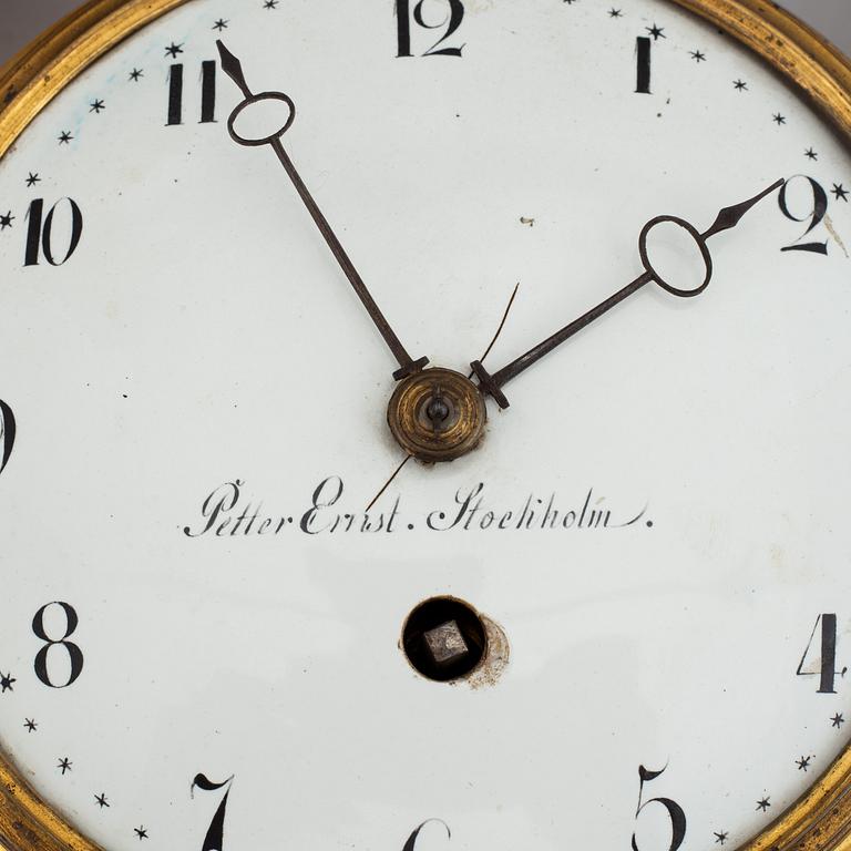 A 19th century Empire mantle clock.