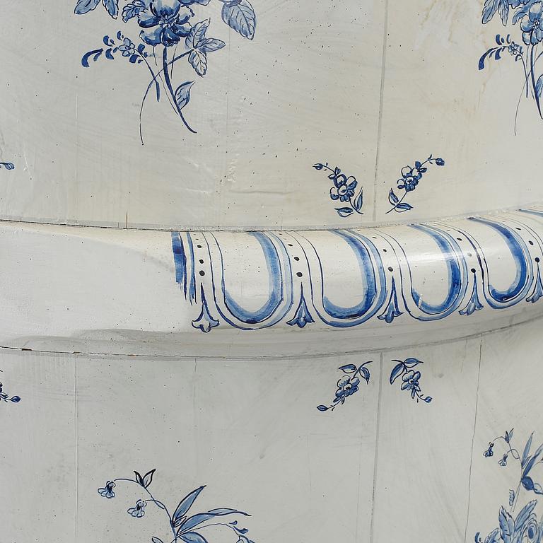 KAKELUGNSSKÅP, gustaviansk stil, 1900-talets slut.