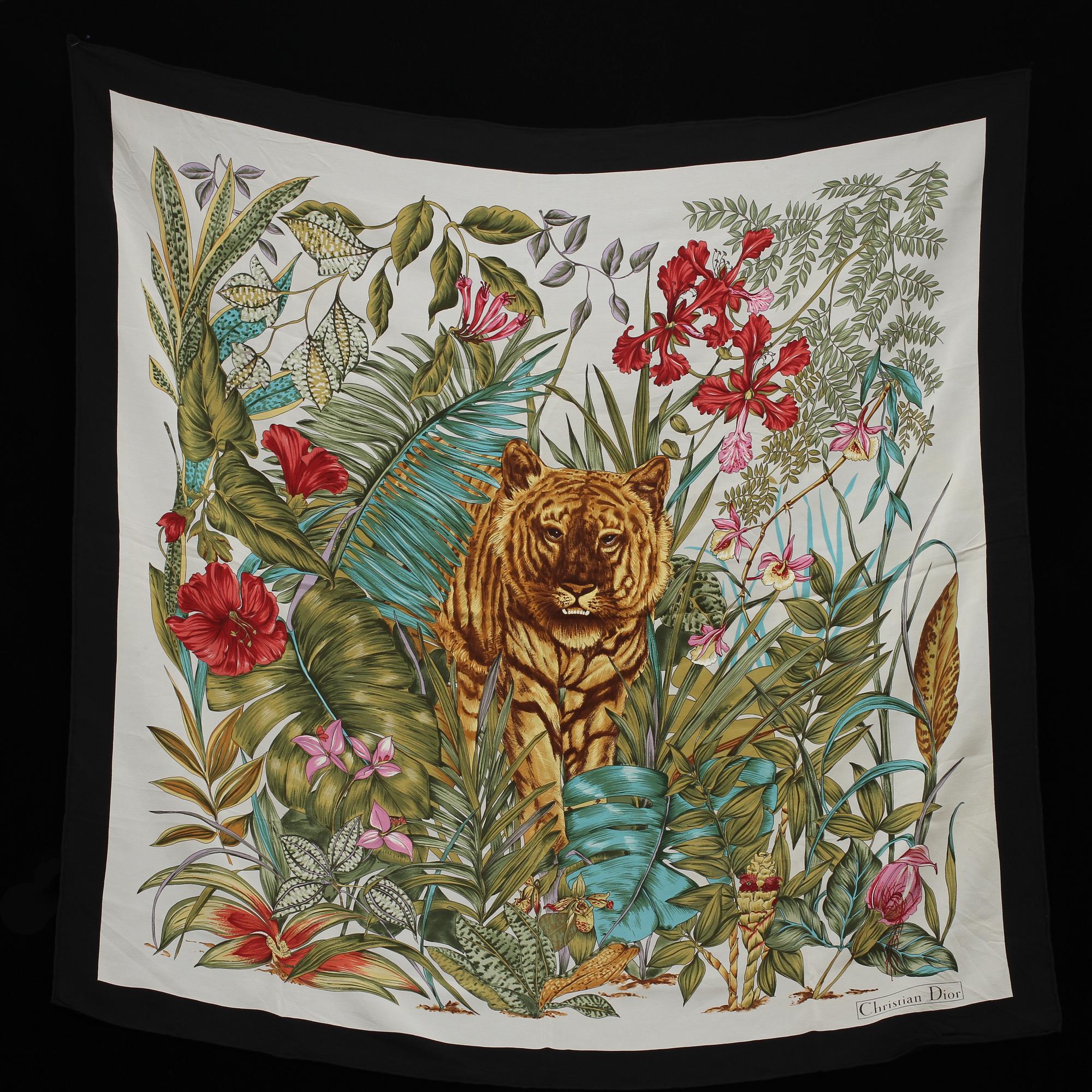 SCARF, siden, Christian Dior, 1900-talets fjärde kvartal.