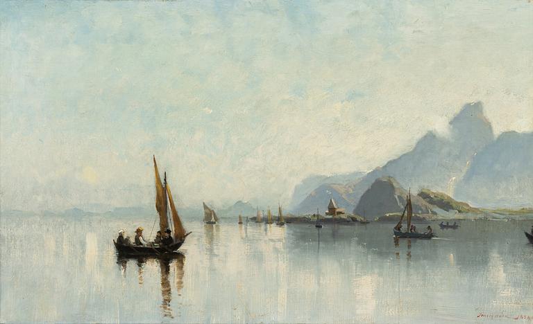 Frithjof Smith-Hald, Crossing the fjord to church.