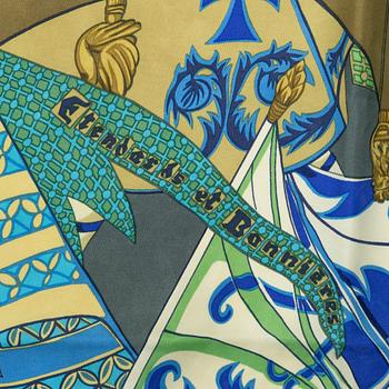 Hermès, a 'Etendards et Bannieres' scarf.