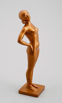 CARIN NILSON, skulptur, brons, signerad, 1930-tal.