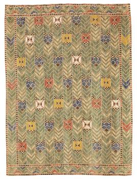 Märta Måås-Fjetterström, a drape, "Rågen", flat weave, ca 218,5-219,5 x 160,5-162 cm, signed AB MMF.