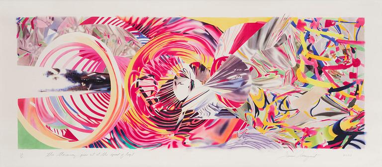 James Rosenquist, "The Stowaway Peers Out at the Speed of Light".