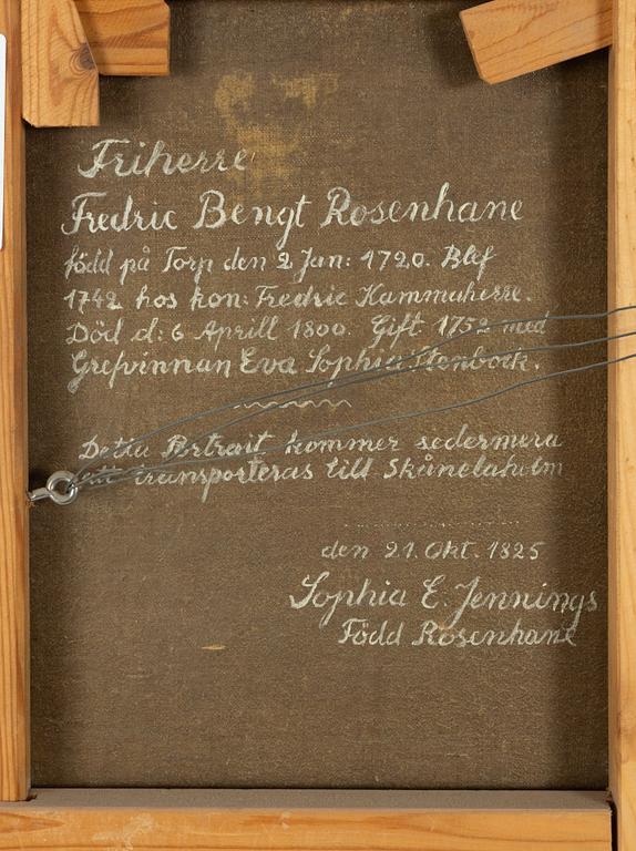 Johan Henrik Scheffel, Attributed to "Fredrik Bengt Rosenhane" (1720-1800).