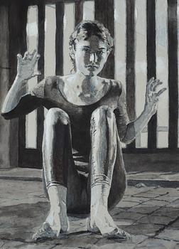 Per-Ivar Lindekrantz, watercolour and pencil, signed.