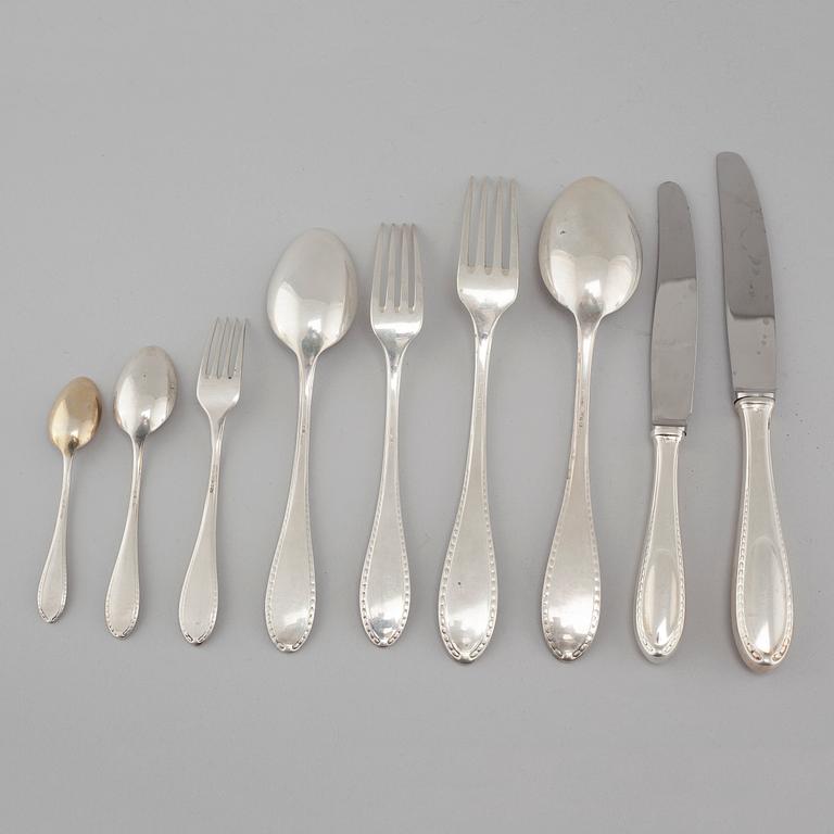 BESTICKSERVIS, 108 delar, silver, Axel Larson, Helsingborg, huvudsakligen 1918.