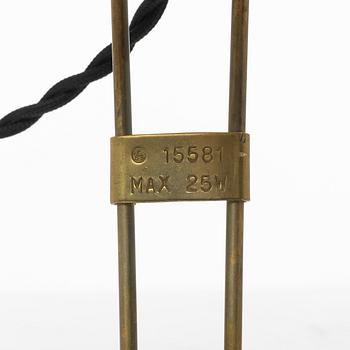 Arvid Böhlmarks Lampfabrik, bords/vägglampa, "Fix" modell 15581, Stockholm, 1950-tal.