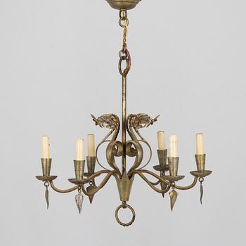 Paavo Tynell, taklampa, modell 1706/5 för Taito 1920/1930-tal.