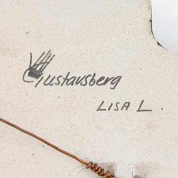 Lisa Larson, väggrelief, "Fisk", Gustavsbergs Studio, i produktion 1963-69.