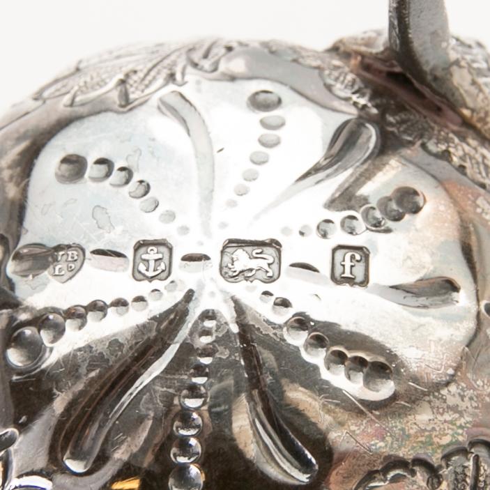 Parti silver, 5 delar, England, London, 1900-tal.