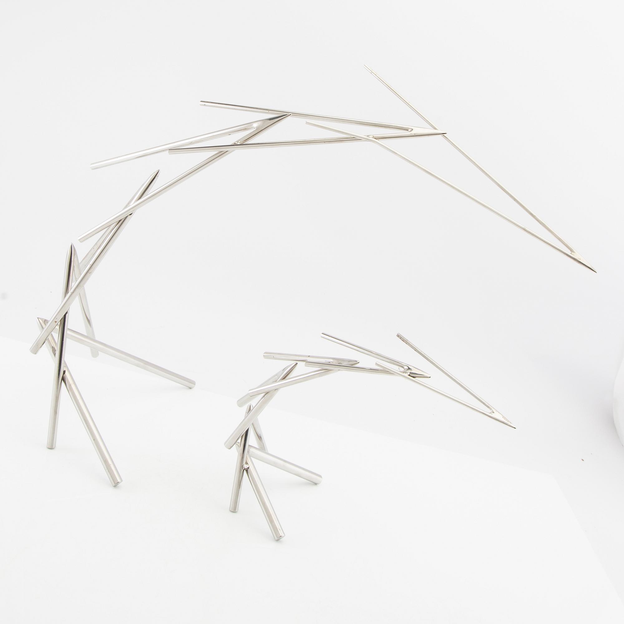 Oscar Reutersvärd, skulpturer 2 st Utan titel.