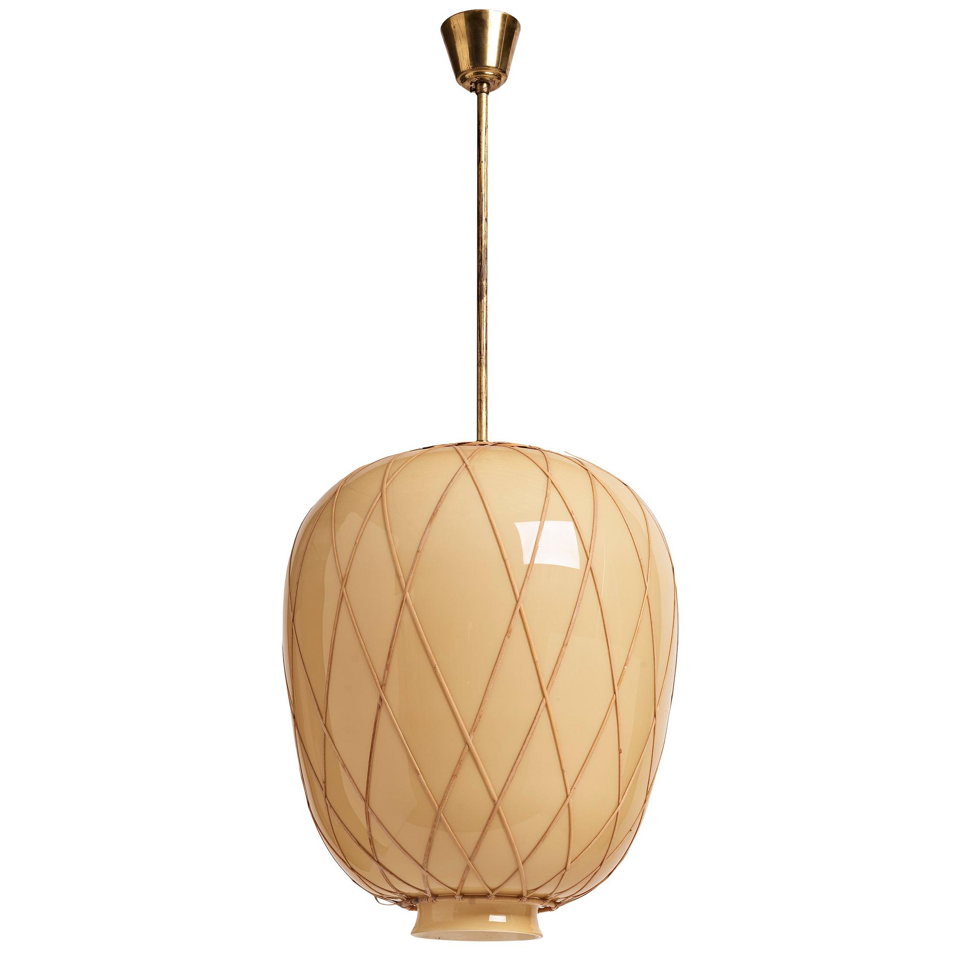 Harald Notini, a ceiling lamp, model '11555', Arvid Böhlmarks Lampfabrik, Sweden 1940s.