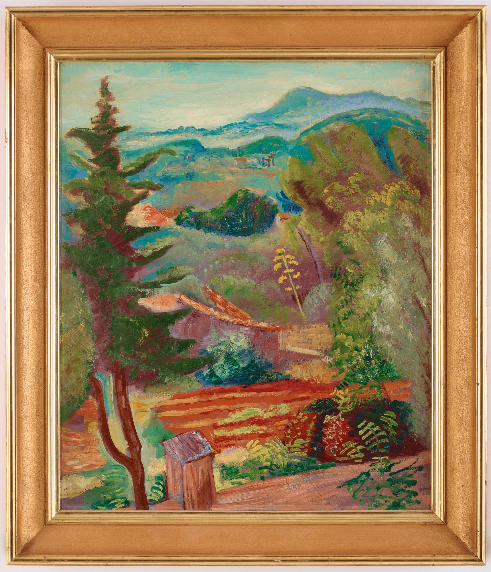 Isaac Grünewald, View of a Southern Landscape.