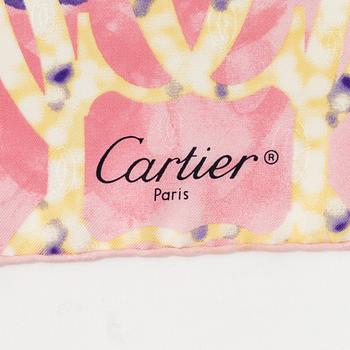 Cartier, a silk scarf.