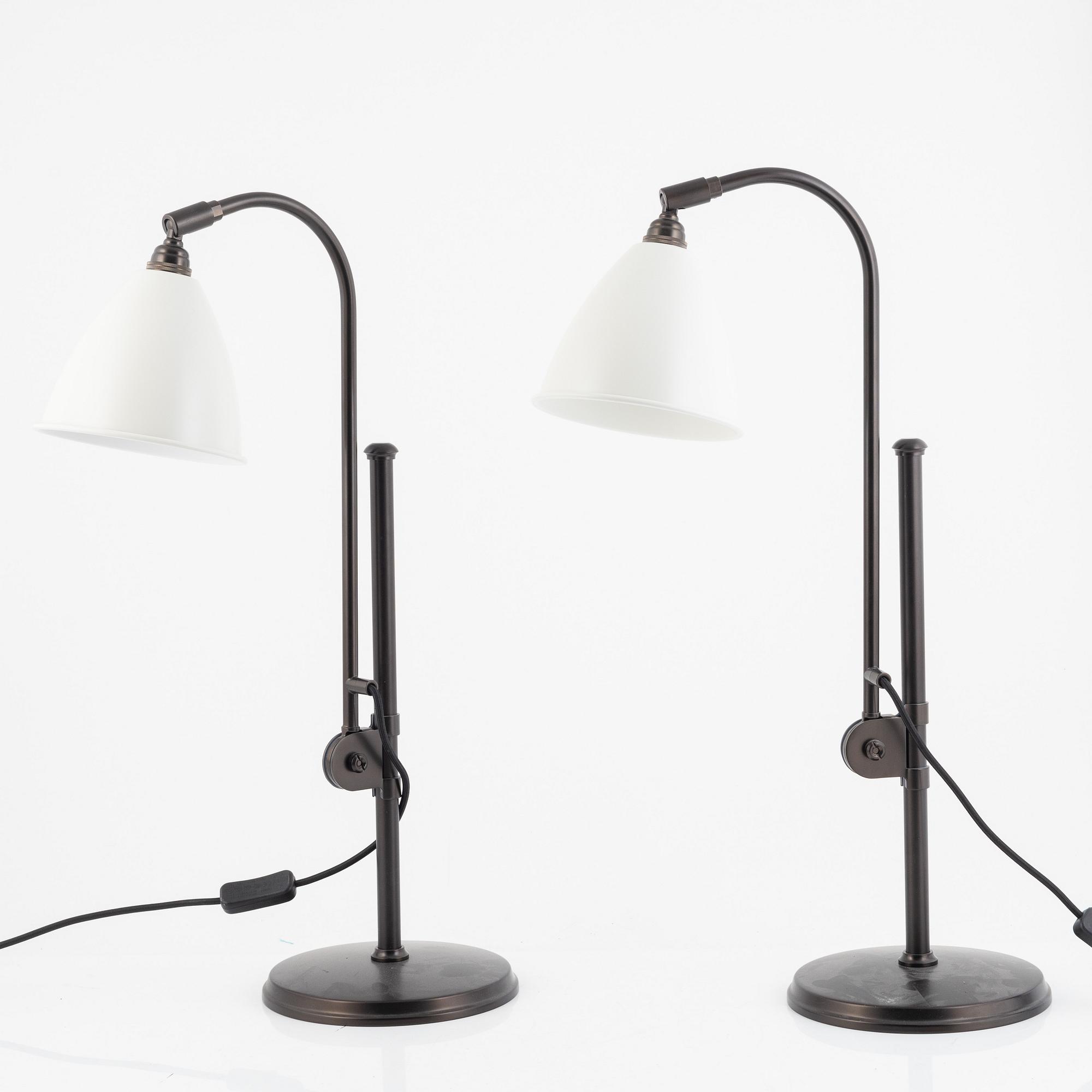 Robert Dudley Best, bordslampor ett par, Bestlite BL 1,