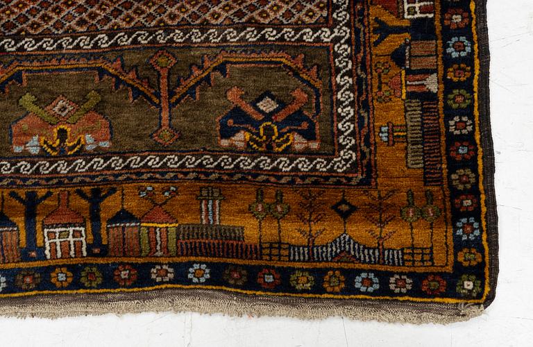 Matta, semiantik Yahyali, Kayseri området, ca  208 x 115 cm.