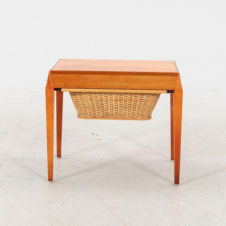 Severin Hansen, a teak and rattan sewing table.